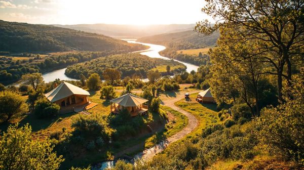 Top campings fournissant luxe et confort en ardèche